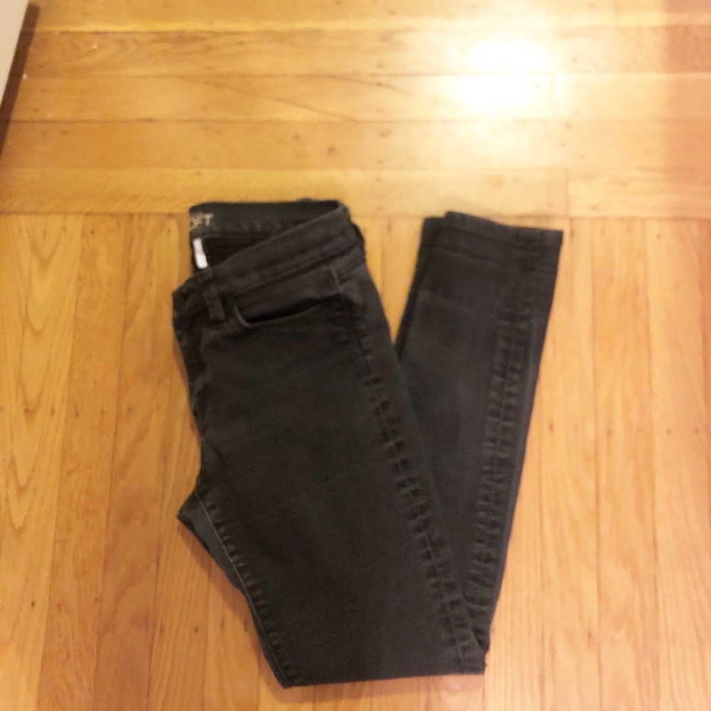 Loft modern skinny black jeans